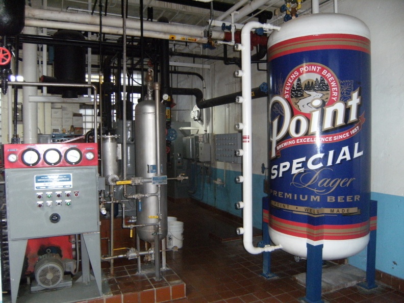 Stevens Point Brewery engine room ammonia tank.jpg